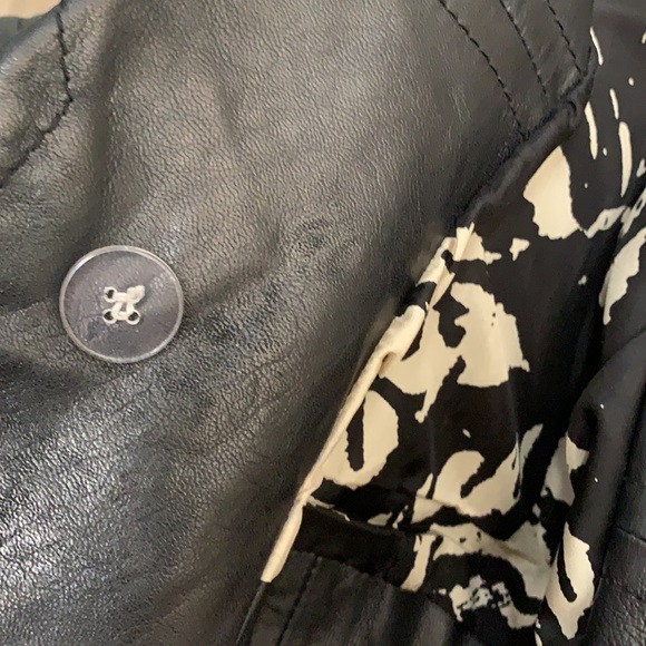 Tracy Reese Cropped Leather Jacket - Picture 4 of 8